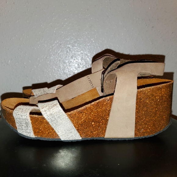 Plakton Womens Wedge Sandals size US 6/35 - Picture 2 of 12